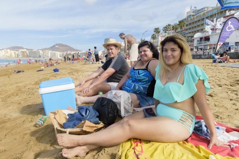 Navidad en la playa de Las Canteras