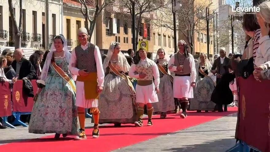 Los mejores momentos de la Ofrenda en el Port de Sagunt