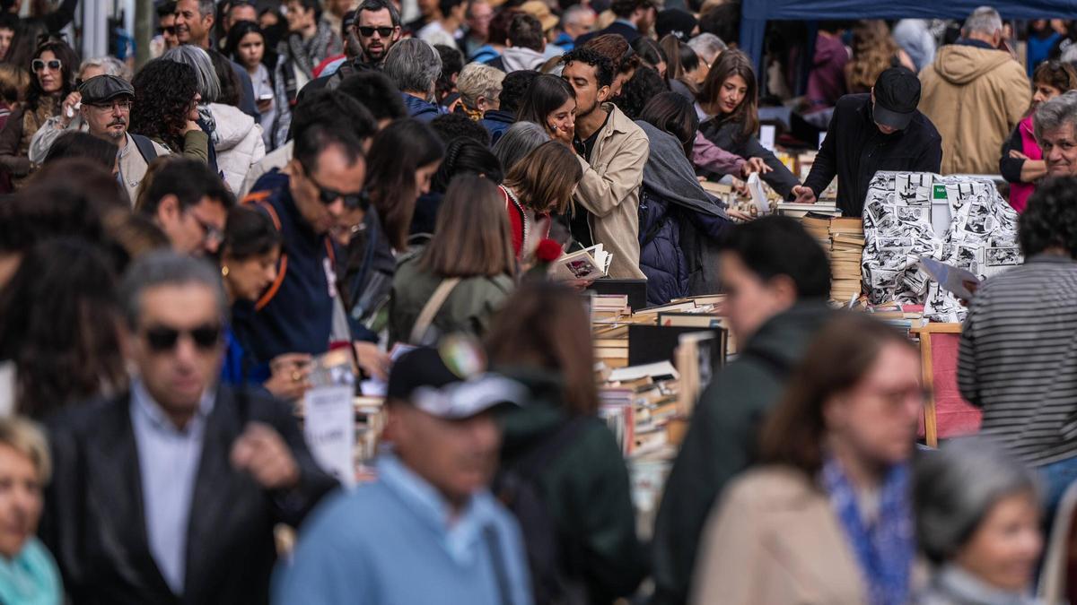 Diada de Sant Jordi en Barcelona