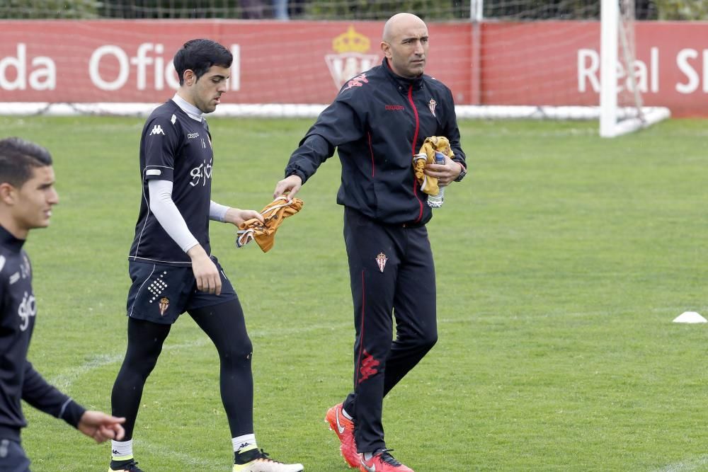 Entrenamiento del Sporting