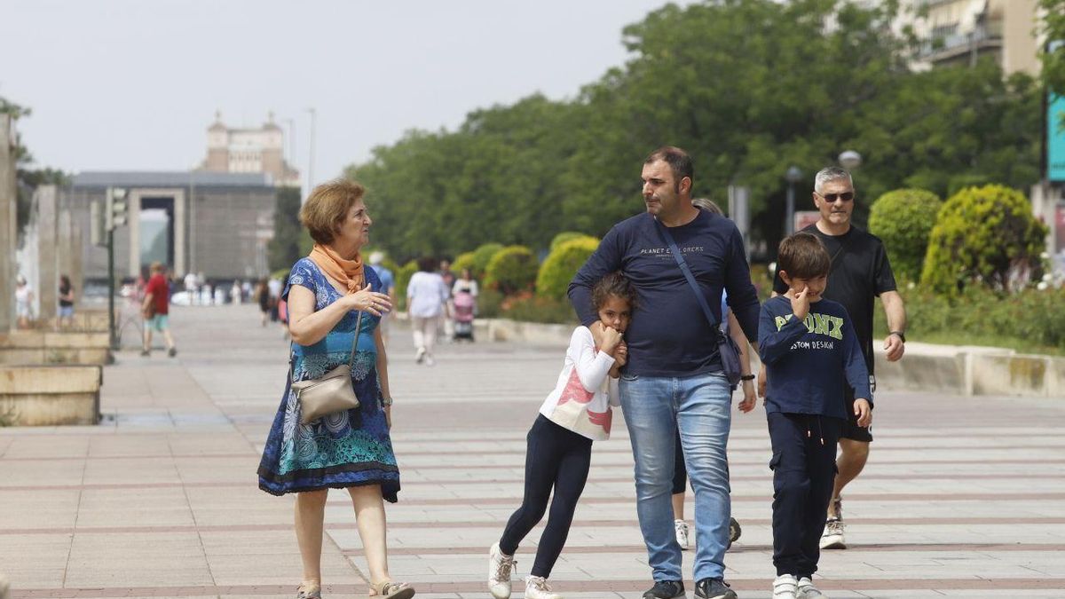 Ambiente fresco, este domingo, en Córdoba capital.
