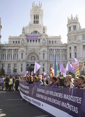 MADRID MARCHA CONTRA LAS "VIOLENCIAS MACHISTAS"