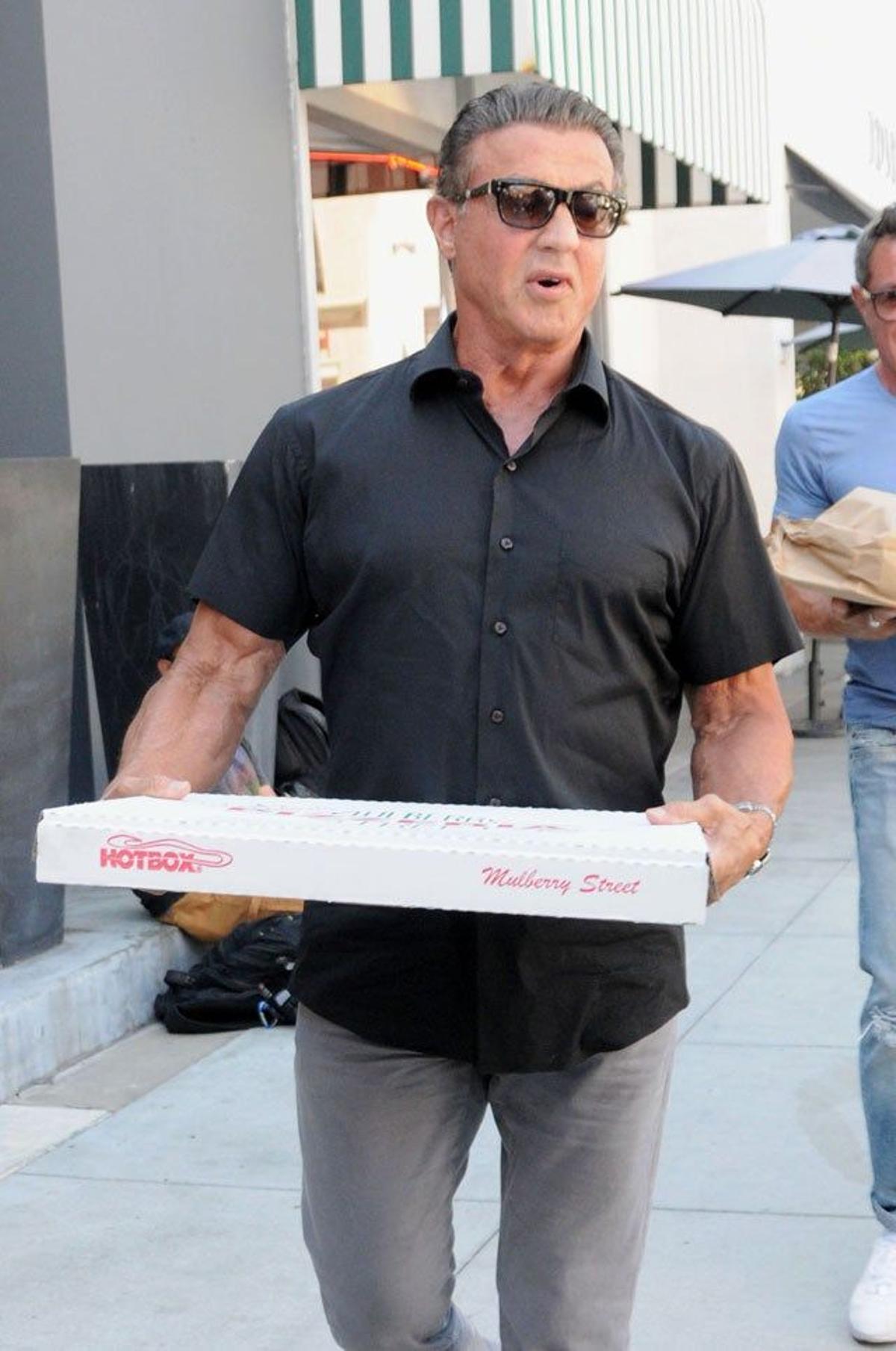 Sylvester Stallone, repartidor de pizzas por un día