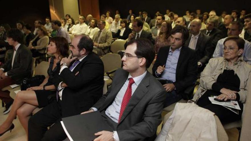 Asistentes a la jornada de presentación de la nueva asociación de profesionales del sector inmobiliario.