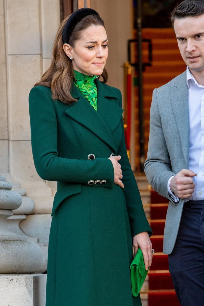 Kate Middleton en una de sus últimas apariciones públicas