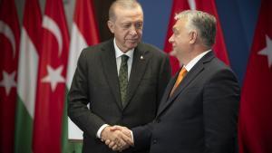 El presidente de Turquía, Recep Tayyip Erdogan, y el primer ministro húngaro, Viktor Orbán.