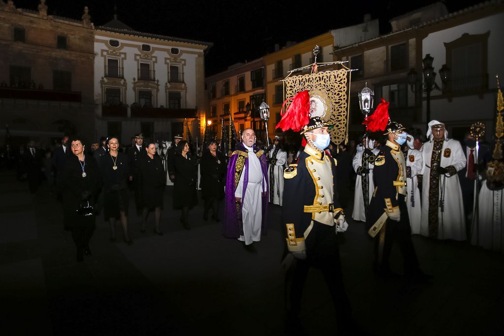 Semana Santa de Lorca 2022: Virgen de la Soledad del Paso Negro, iglesia y procesión