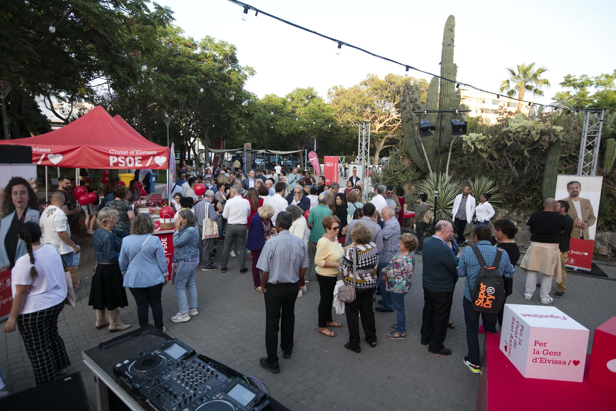 Mira aquí todas las fotos del acto de cierre de campaña del PSOE de Ibiza