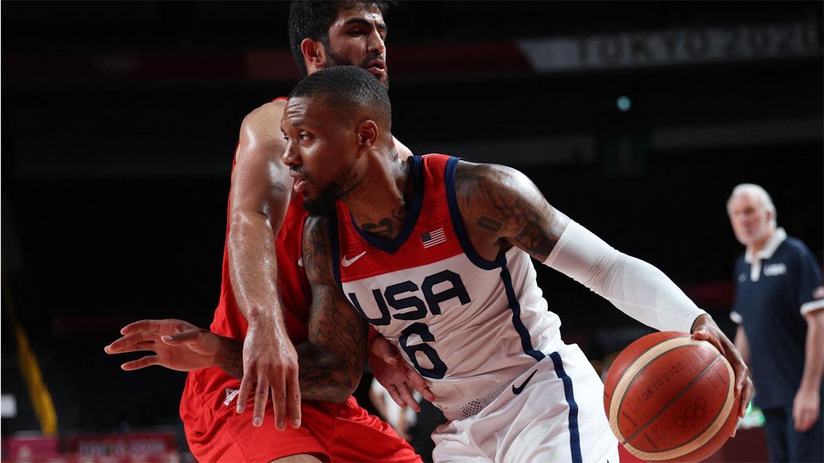 Lillard, protagonista del primer triunfo de Estados Unidos