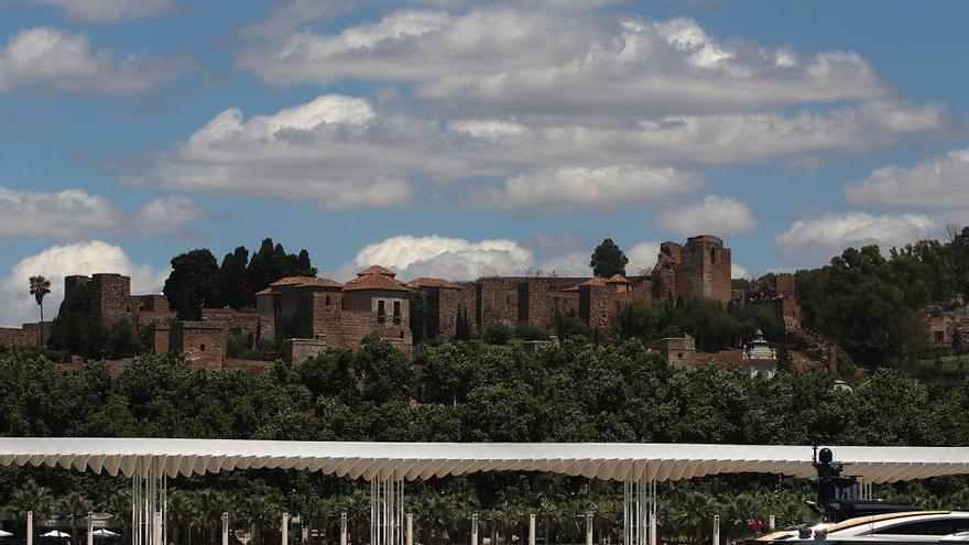 La Alcazaba, vista desde el puerto.