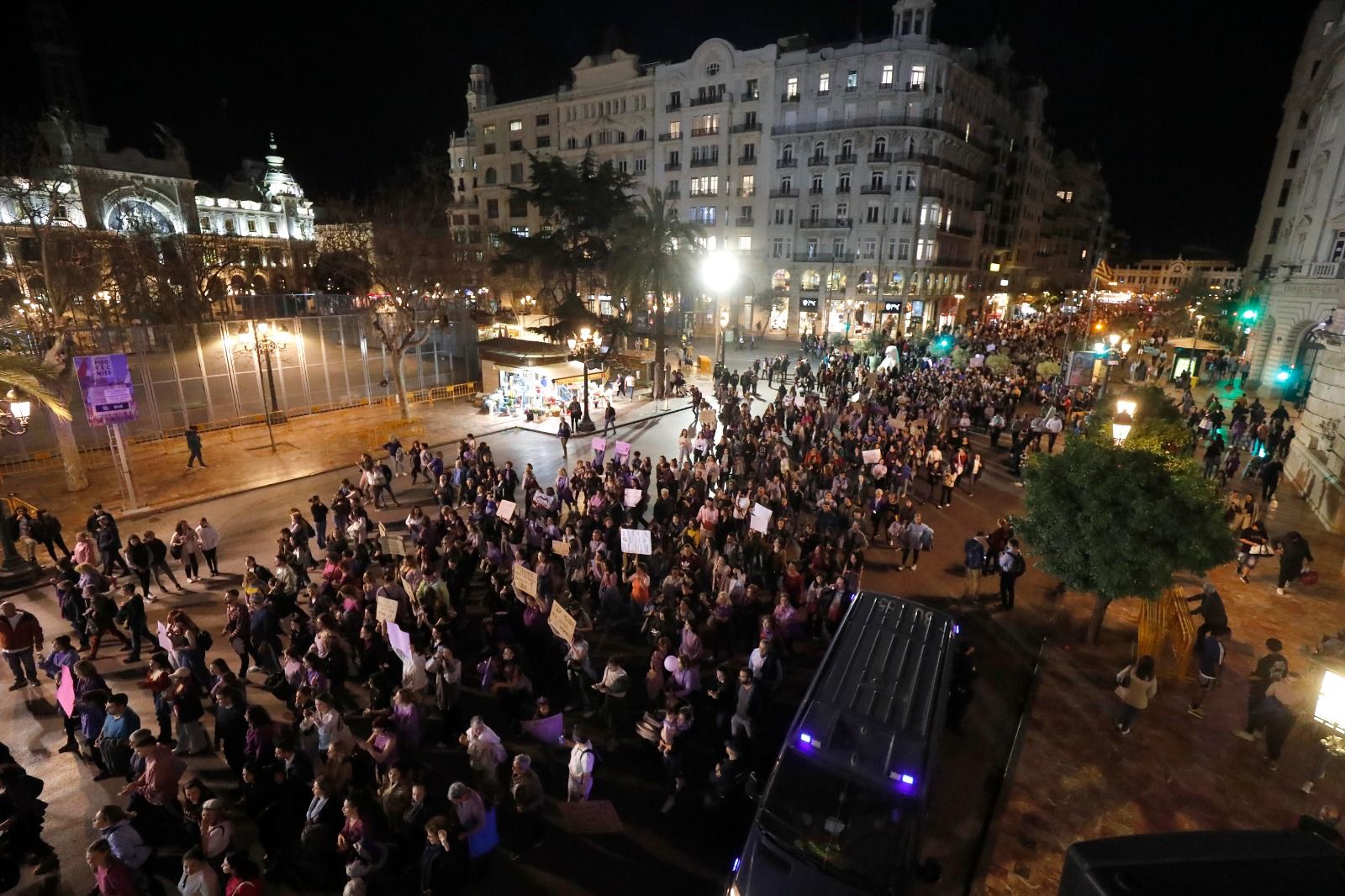 La manifestación de la Coordinadora Feminista de València para celebrar el 8 M