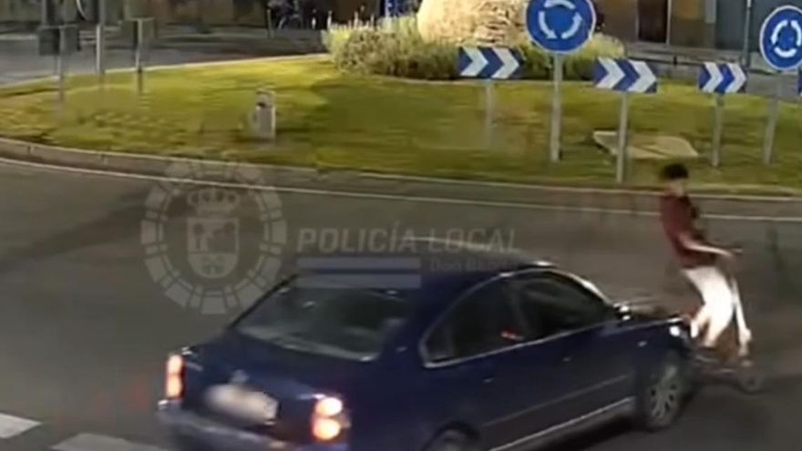 Difunden un vídeo de Don Benito para alertar de los peligros del patinete