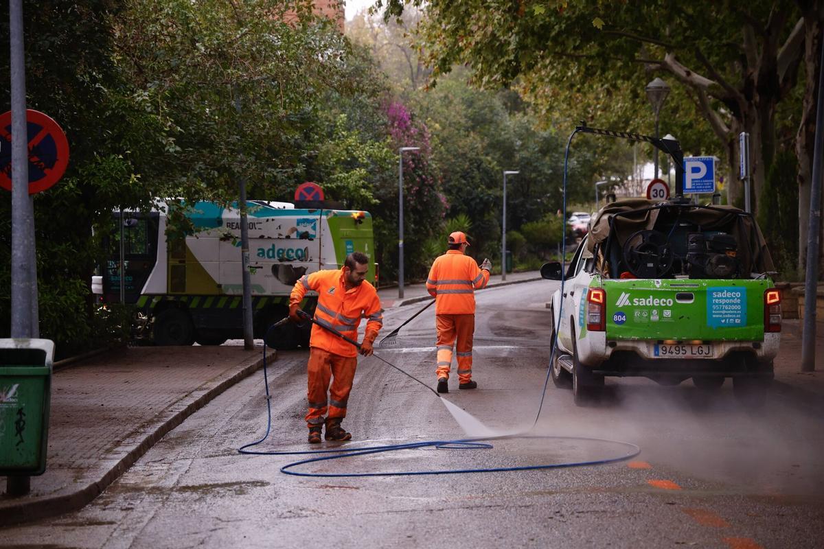 Trabajadores de Sadeco.