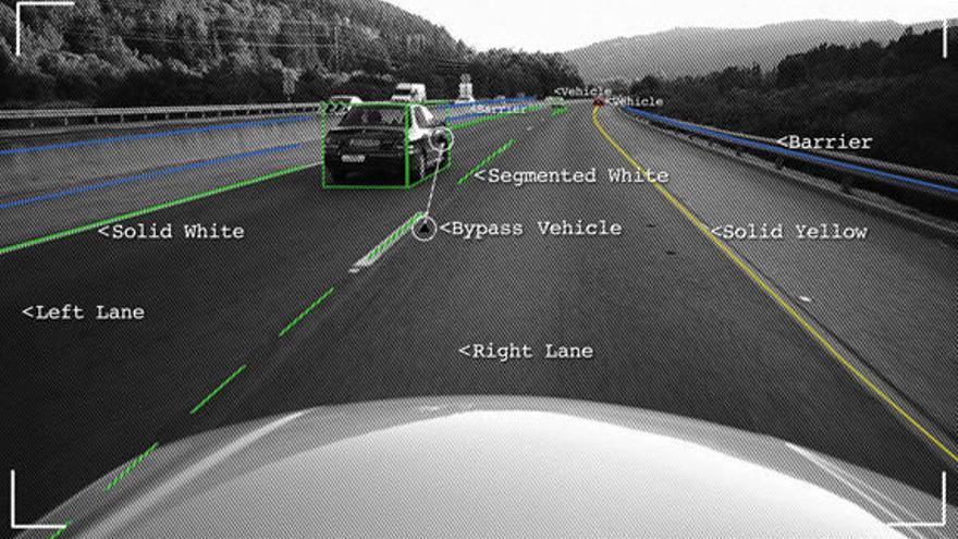 Sistema de conducción autónoma de Mobileye.