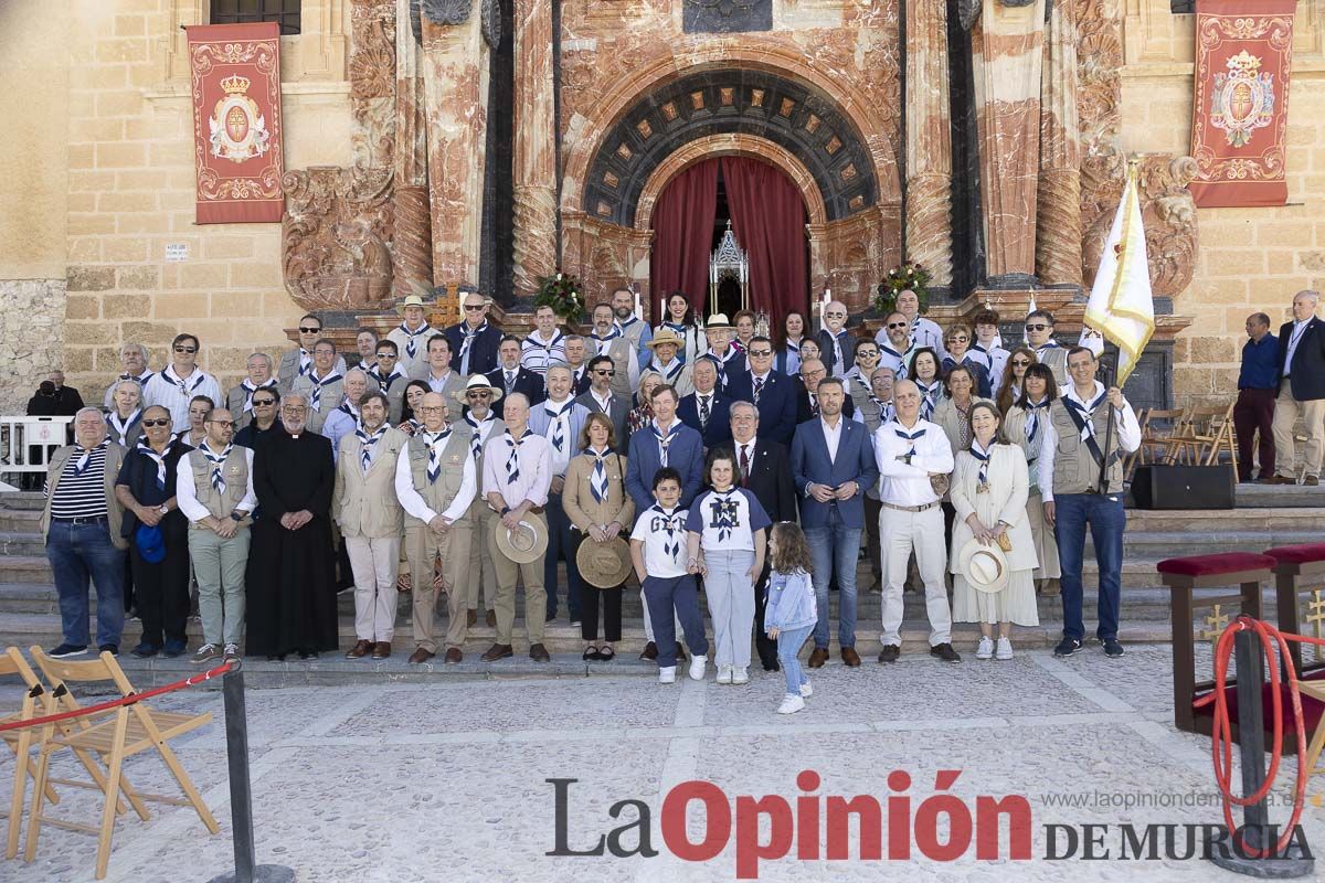 La orden Constantiniana de San Jorge peregrina a Caravaca