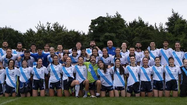 Selecciones gallegas de fútbol 
gaélico, en Dublín. |  Darío Eyre