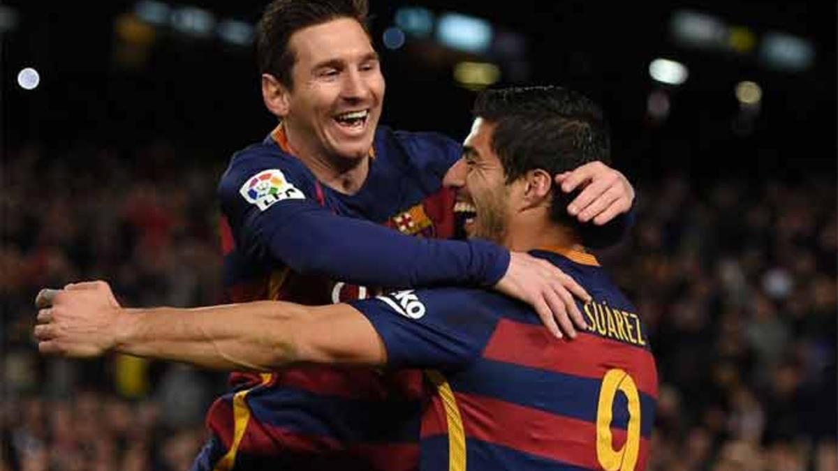 Messi y Luis Suárez son los dos mejores goleadores del FC Barcelona