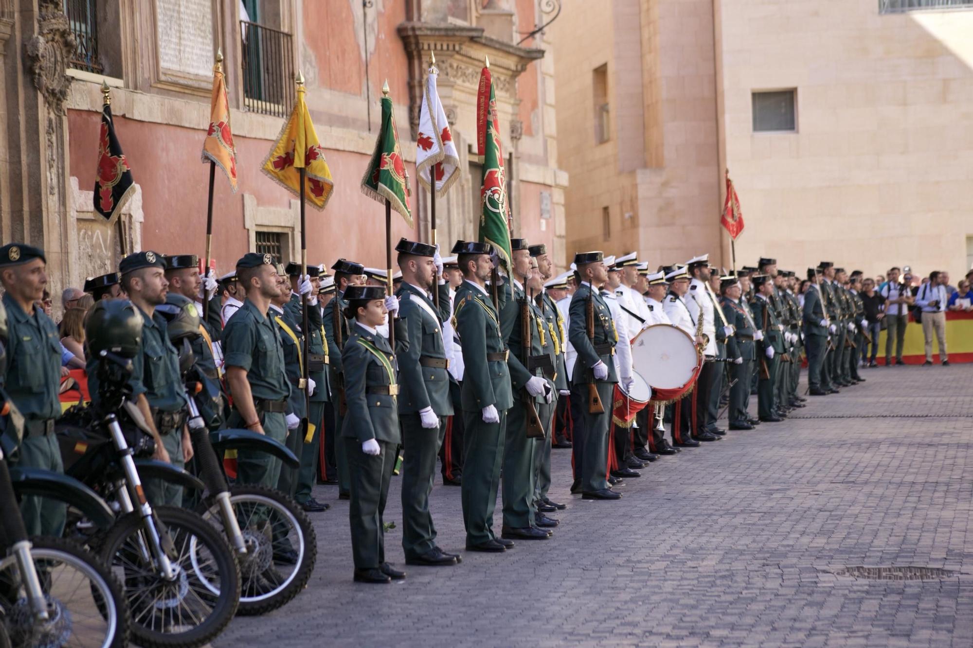 Celebración de la Festividad de la Virgen del Pilar, patrona de la Guardia Civil, en Murcia