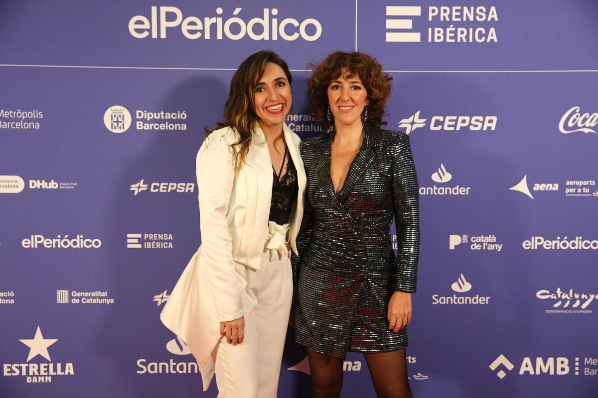 Las actrices Anna Bertran y Betsy Túrnez