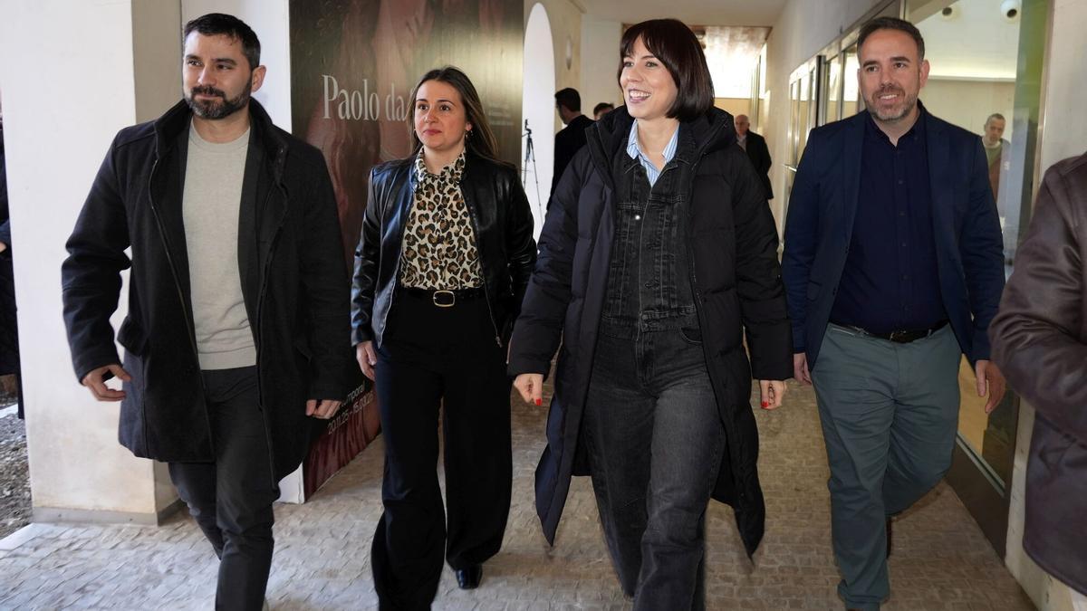 Diana Morant, en unas jornadas con los socialistas de Castelló, este sábado.