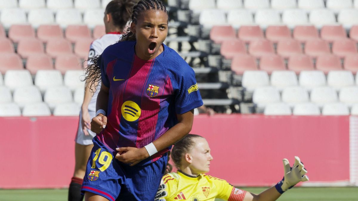 El Barça golea al Sevilla y ya lidera en solitario la Liga F