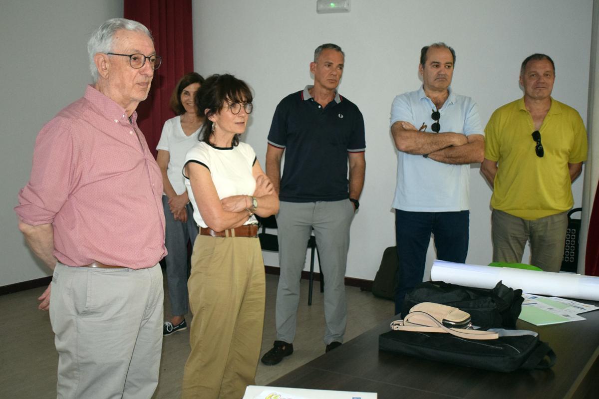 Una de las reuniones sobre la parcelaria de San Miguel.