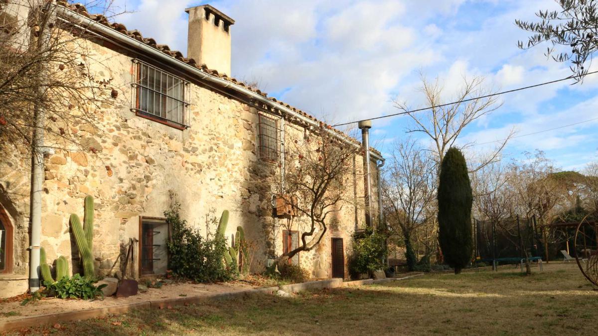 La façana d'una casa rural de Sant Martí Vell, en una imatge d'arxiu.