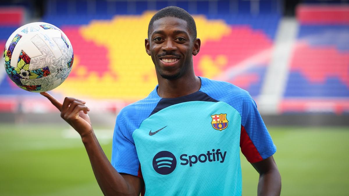 Dembélé, un futbolista feliz en el Barça