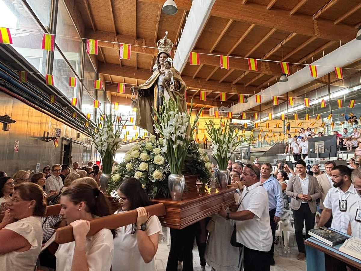 La Virgen del Carmen de Águilas.