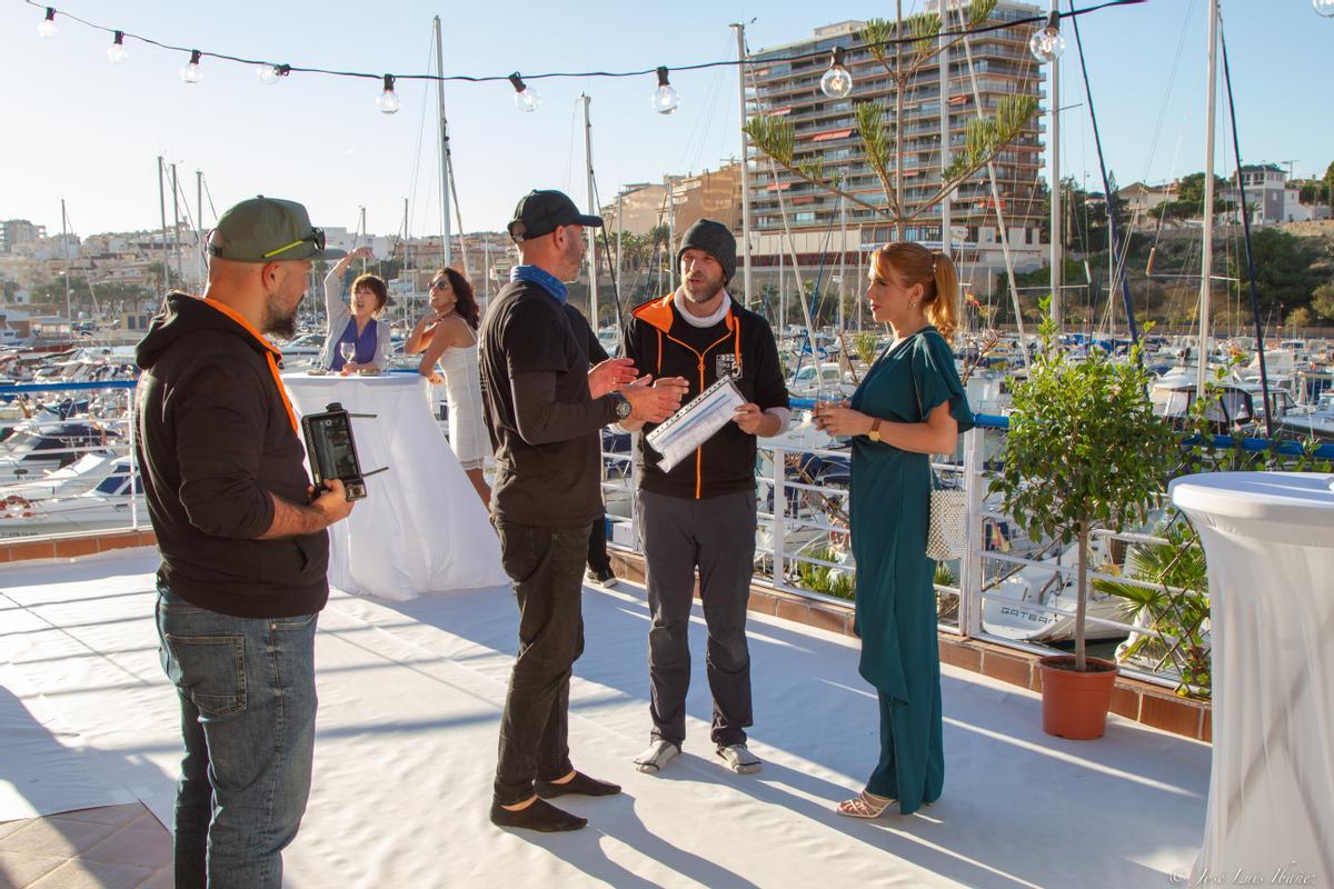 Un momento del rodaje de &quot;Reborn&quot; en El Campello