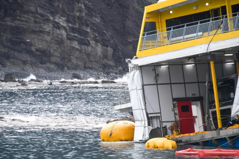 Nuevo intento de reflotar el ferry de Fred Olsen