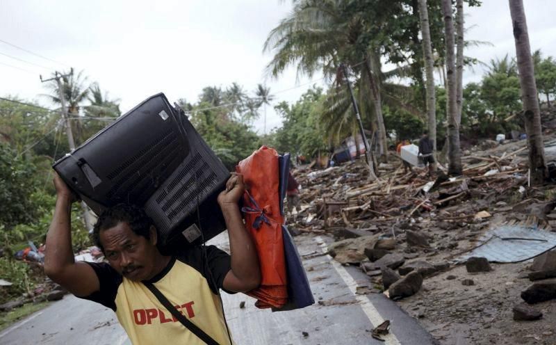 Imágenes de la catástrofe en Indonesia