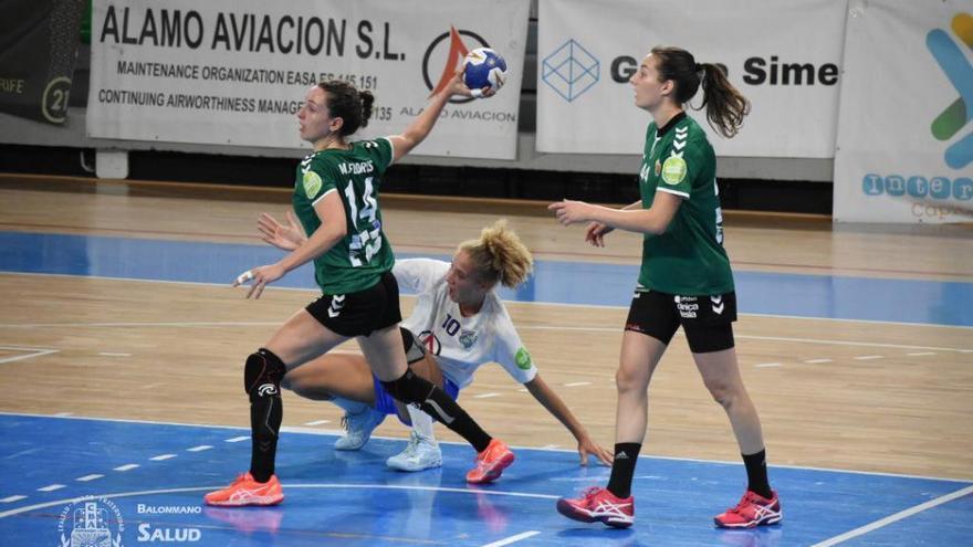 María Flores, durante el encuentro del pasado sábado en Tenerife