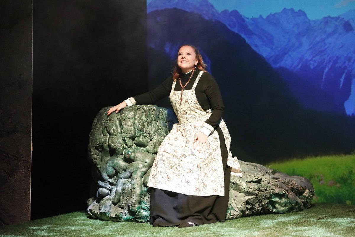 Un momento de la puesta en escena de "Sonrisas y lágrimas".