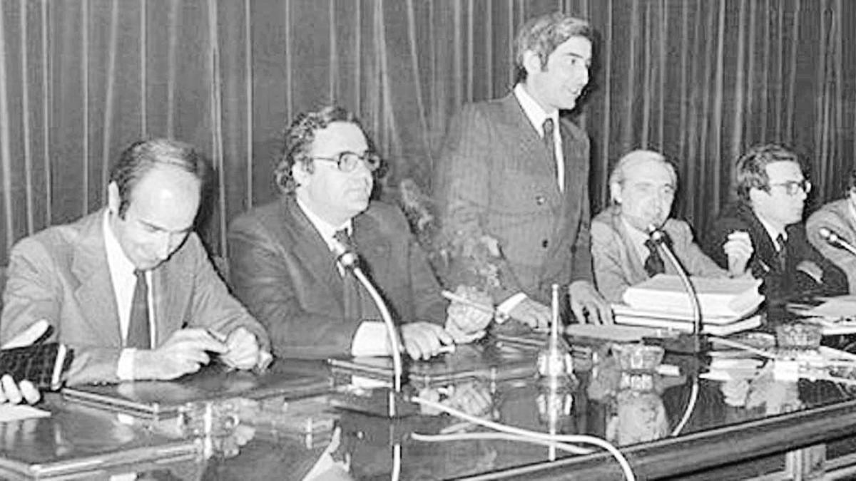 Reunión de los ponentes de la Constitución de 1978