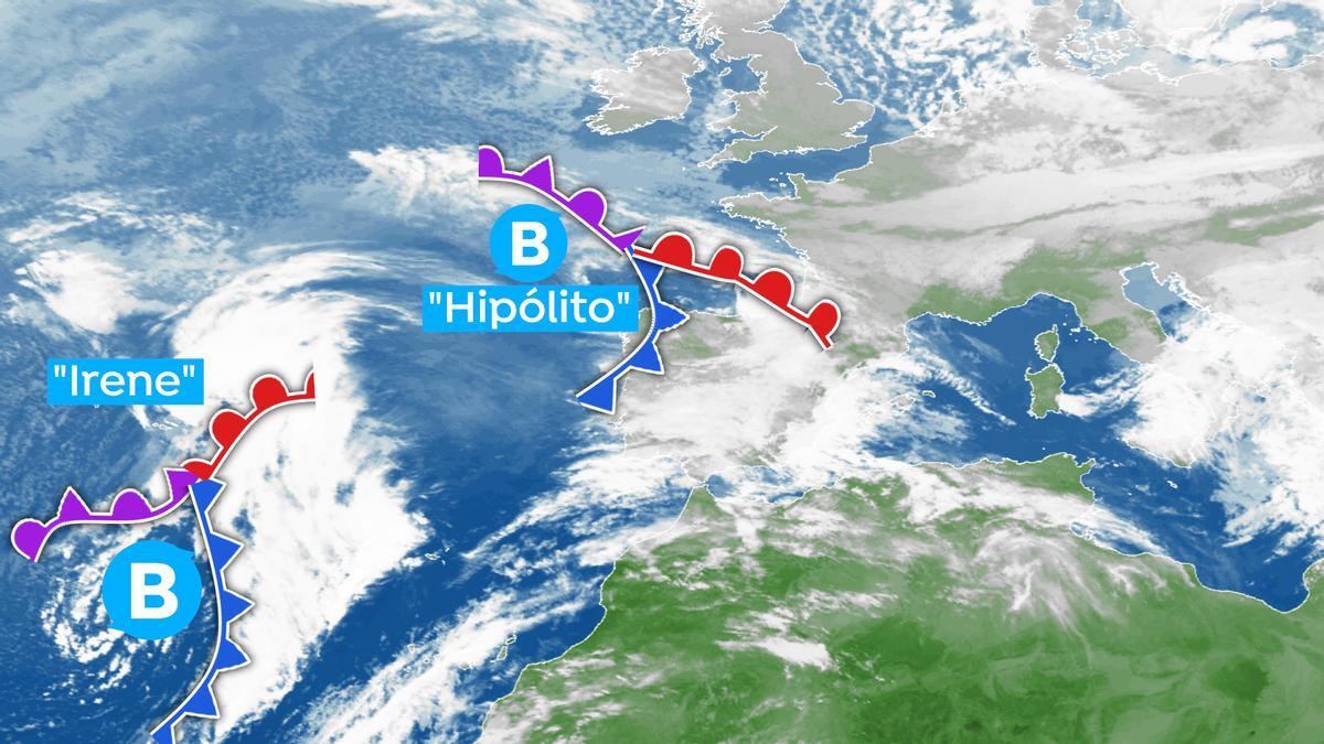 Esta semana pasarán dos borrascas atlánticas por la península