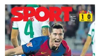 La portada SPORT de hoy, jueves 26 de septiembre de 2024