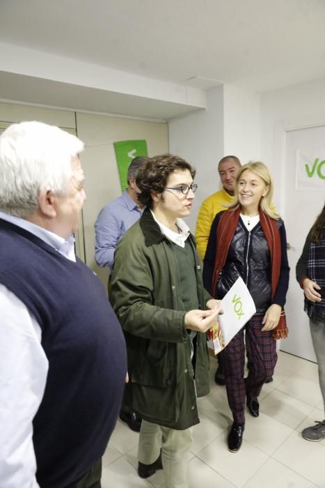 Noche electoral de Vox en Asturias