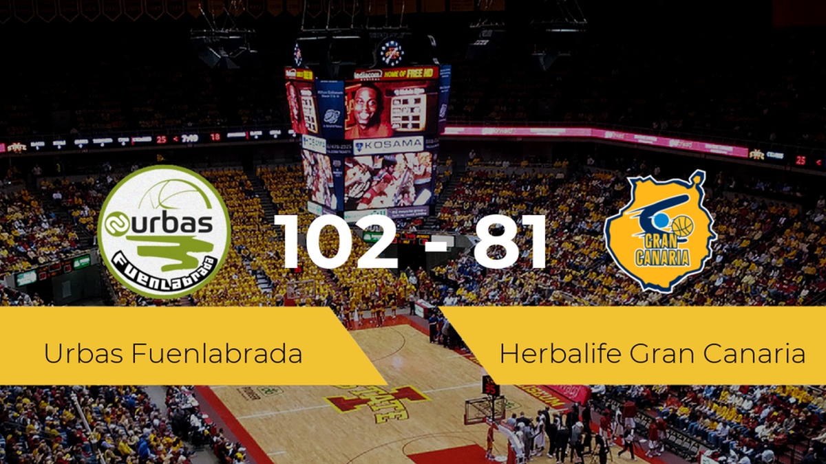 El Urbas Fuenlabrada logra ganar al Herbalife Gran Canaria (102-81)