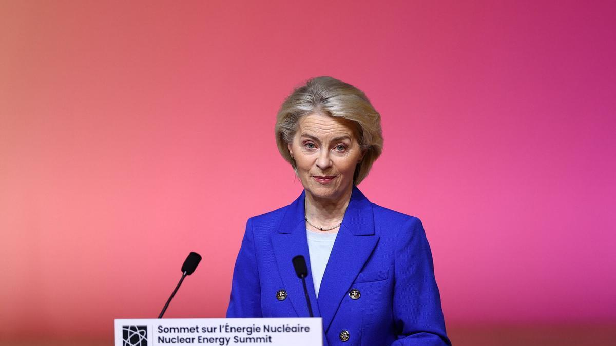 París, 10 de marzo de 2026.- La presidenta de la Comisión, Ursula von der Leyen
