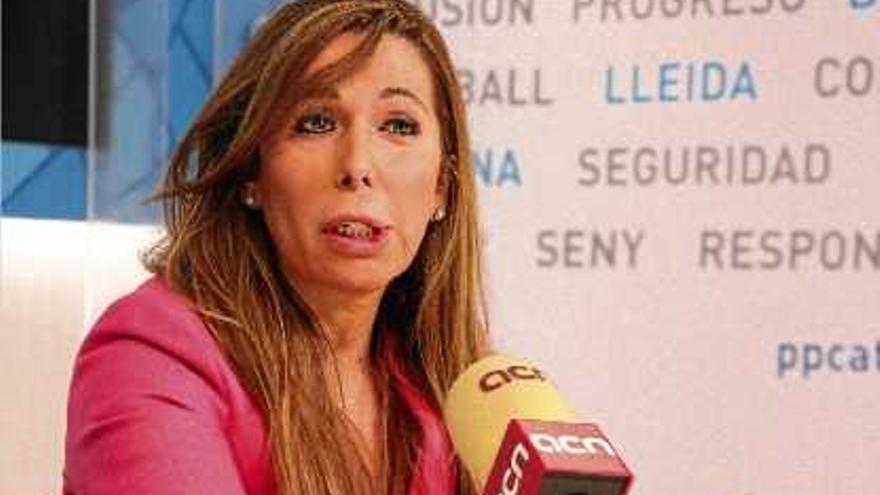 La presidenta del PPC, Alicia Sánchez-Camacho.