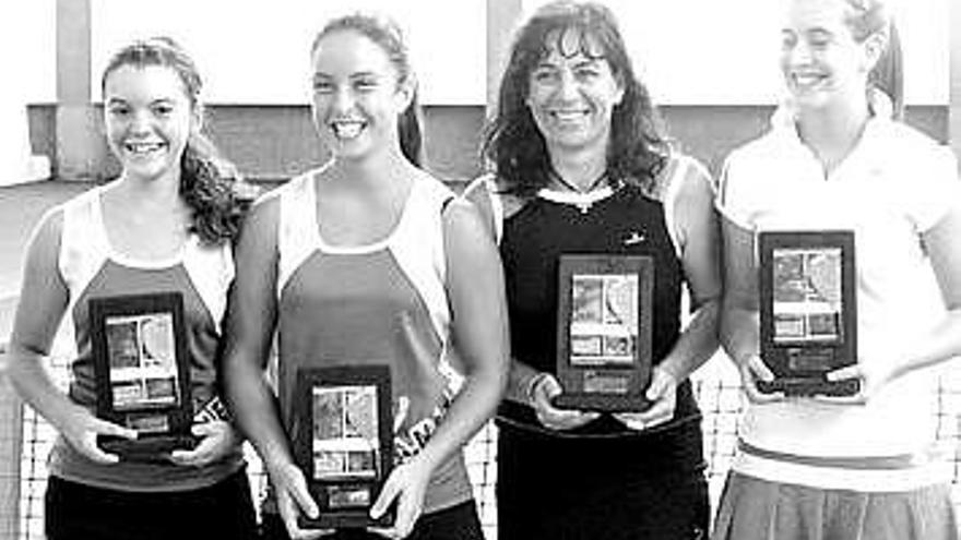 Finalistas en Primera femenina.