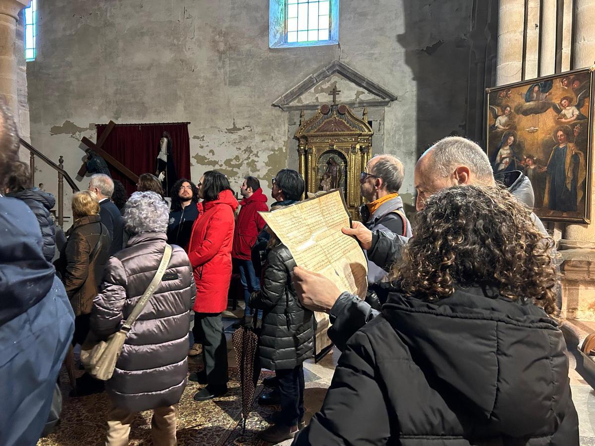 EN IMÁGENES: El monasterio de San Salvador de Cornellana acoge una nueva jornada de visitas guiadas