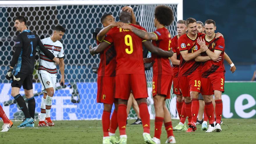 Bélgica acaba con la campeona Portugal en un duelo trepidante