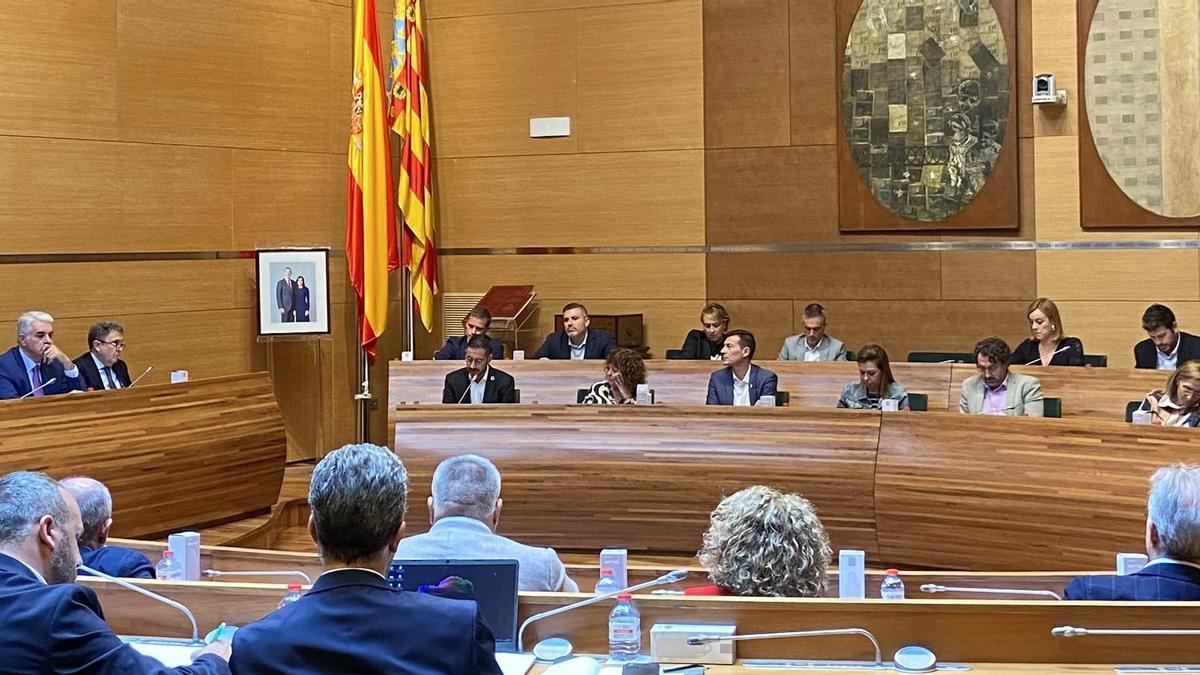 Una imagen del pleno de la Diputación de Valencia