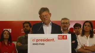Ximo Puig lamenta el "crecimiento insuficiente" del PSPV y asume la derrota