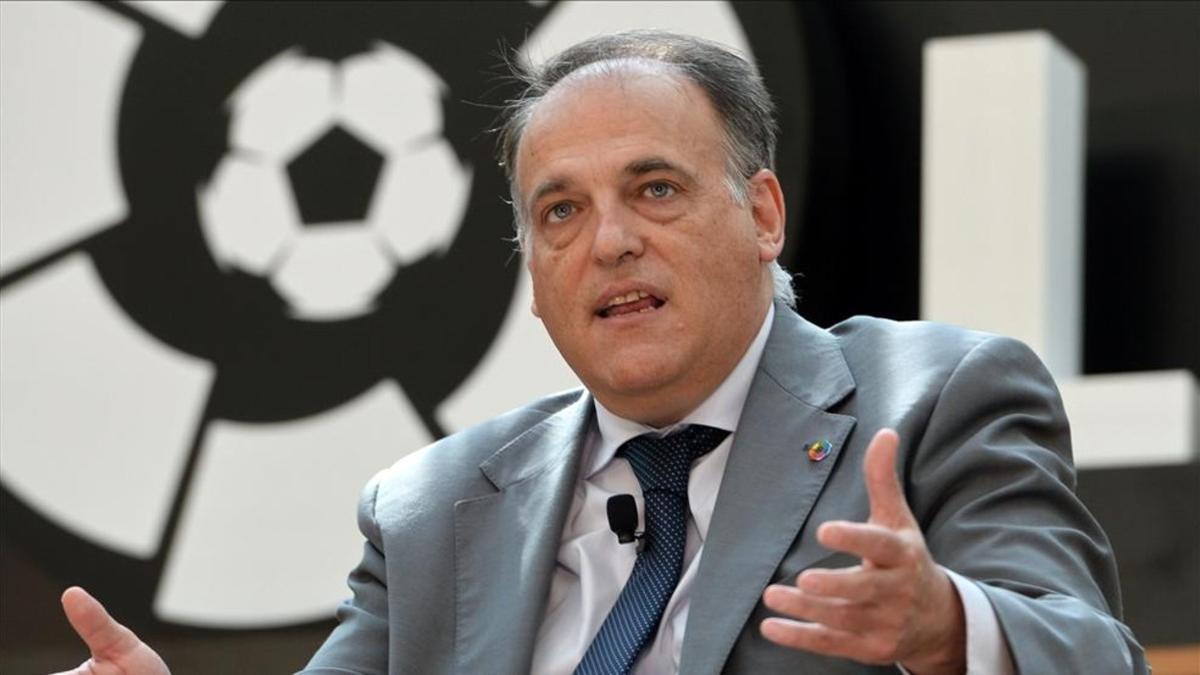 Javier Tebas, presidente de la Liga