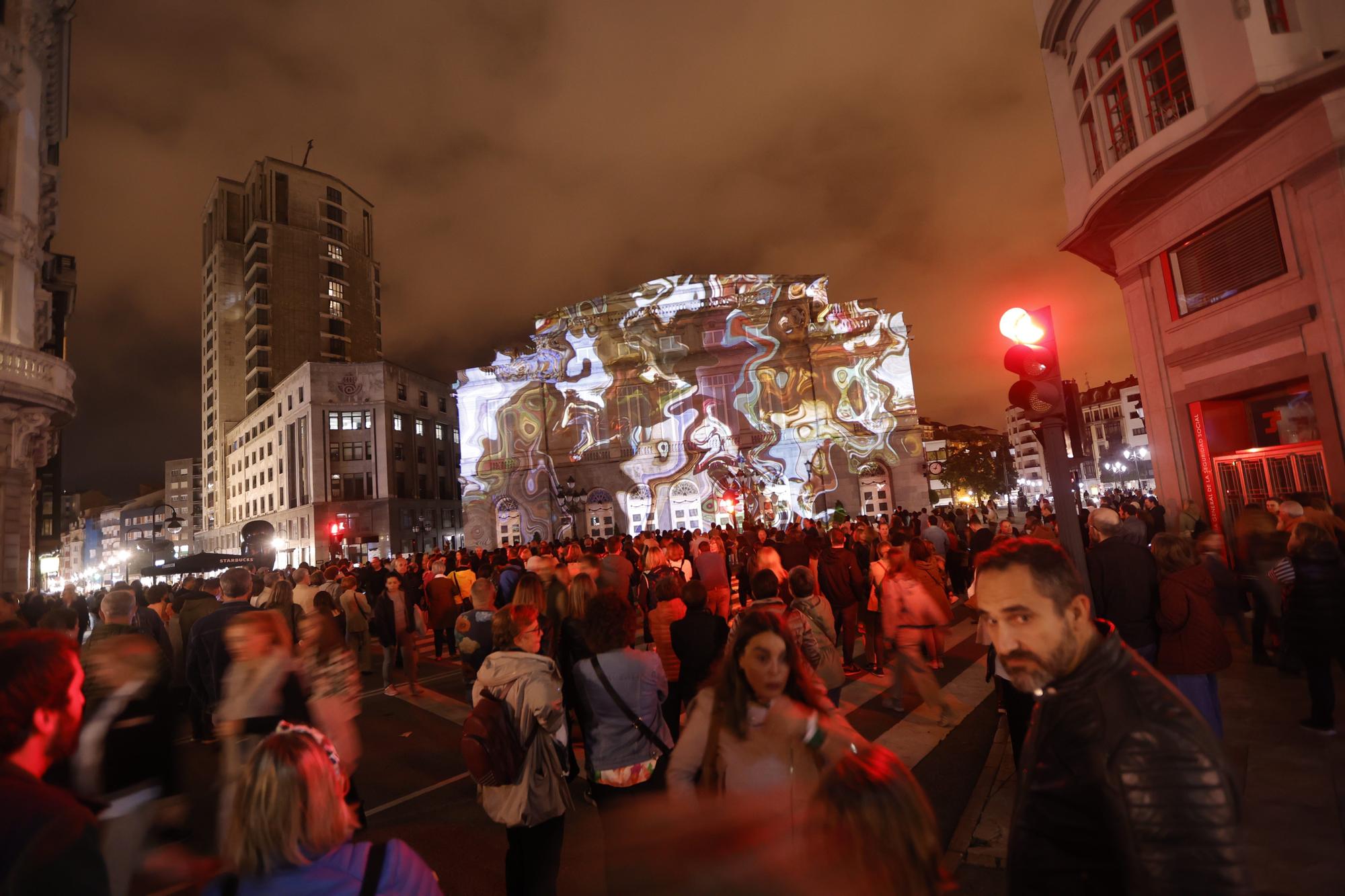 EN IMÁGENES: así fue la Noche Blanca de Oviedo 2022