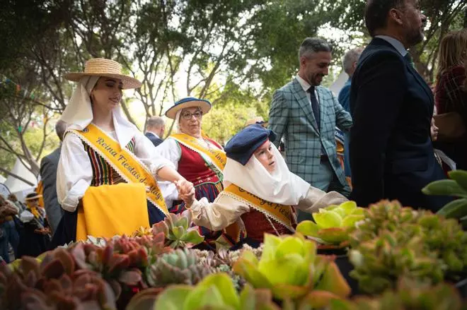 Inauguración de la exposición de flores y artesanía del Parque García Sanabria