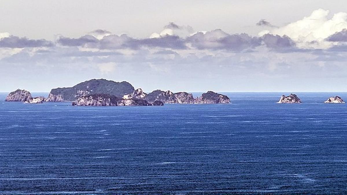 Las Islas Aldermen, pertenecientes a Nueva Zelanda.